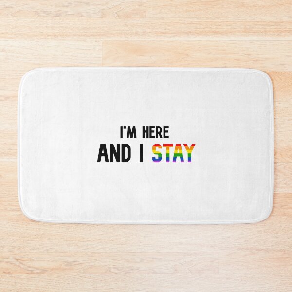 Item preview, I'm Here and I Stay - Black designed and sold by PurgArchSurvey.