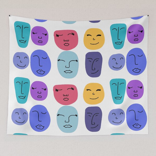 Item preview, 8 smiling faces designed and sold by Kara J. Ammon.