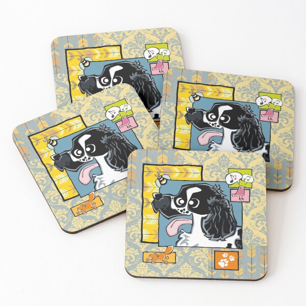 Item preview, Cocker Spaniel - Blue Roan (Collage) designed and sold by TheChicken.