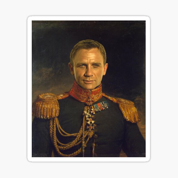 Daniel Craig - replaceface Sticker