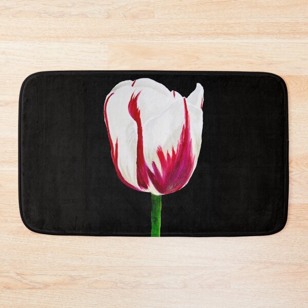 Item preview, Burgundy and White Tulip designed and sold by PaintedbyCarol.