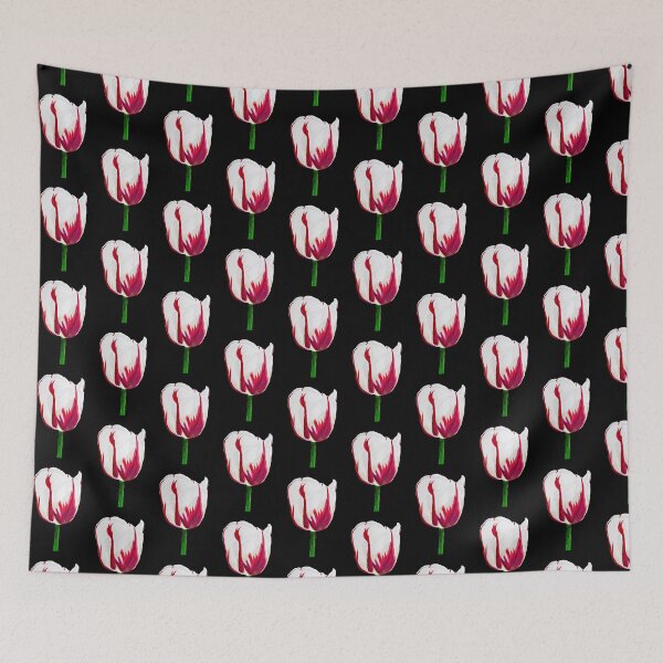 Item preview, Burgundy and White Tulip designed and sold by PaintedbyCarol.