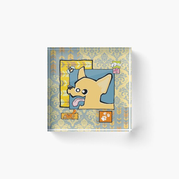 Item preview, Chihuahua - Short Hair - Cream (Collage) designed and sold by TheChicken.
