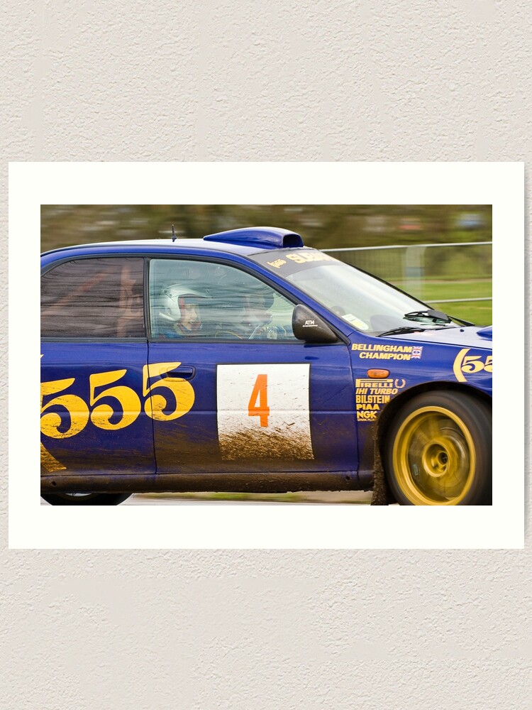 Alternate view of Subaru Impreza 555 Art Print