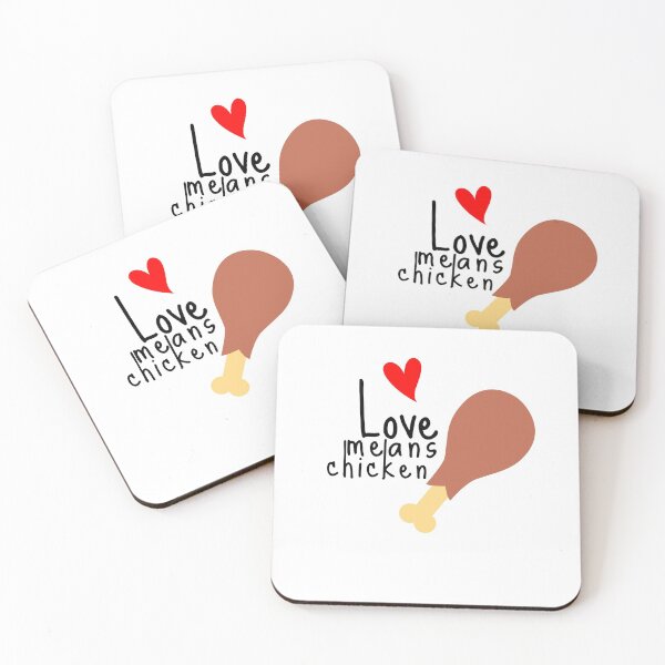 Item preview, Fried Chicken Love Cute Funny Gift Sarcastic Happy Fun Food Foodie Snack Witty designed and sold by EpsilonEridani.
