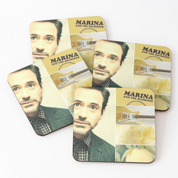 Item preview, Pegatina RDJ Pastel amarillo # 1 designed and sold by MarvelEdits.
