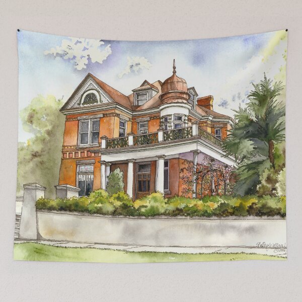 Item preview, Queen Anne Style Mansion designed and sold by ShelleyYlstArt.