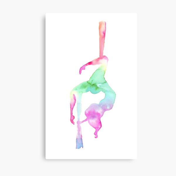 Aerialist - Aerial silk Metal Print