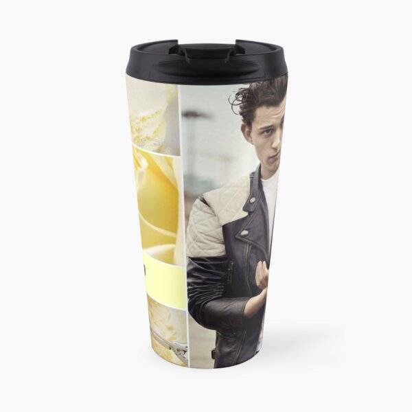 Tom Holland Pastel yellow #2 Sticker Travel Mug