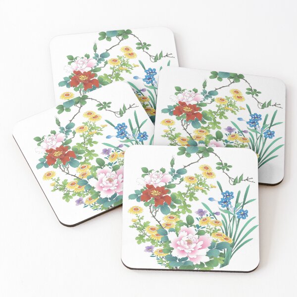 Item preview,  Japanese Vintage Floral Kimono Pattern designed and sold by Vicky Brago-Mitchell®.