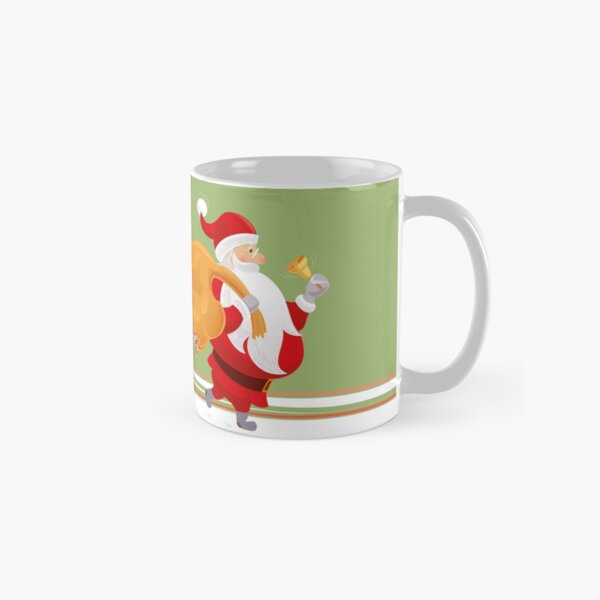 Santa and small red birds Classic Mug