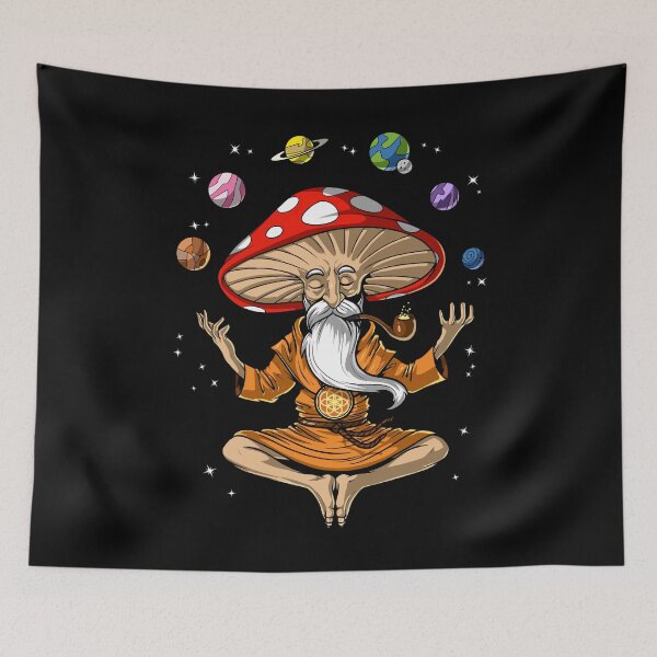 Item preview, Magic Mushroom Buddha designed and sold by underheaven.