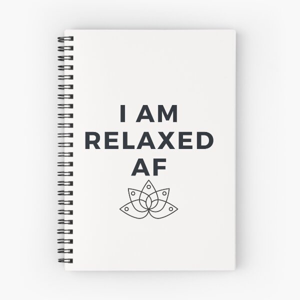 Item preview, I Am Relaxed AF - Funny Yoga Designs designed and sold by Liniskop.