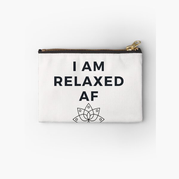 Item preview, I Am Relaxed AF - Funny Yoga Designs designed and sold by Liniskop.