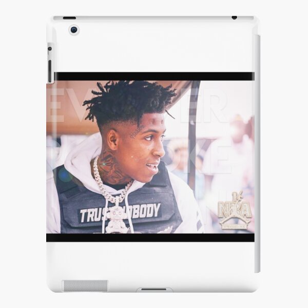 Never Broke Again Youngboy Diamond and Gold Chain iPad Case