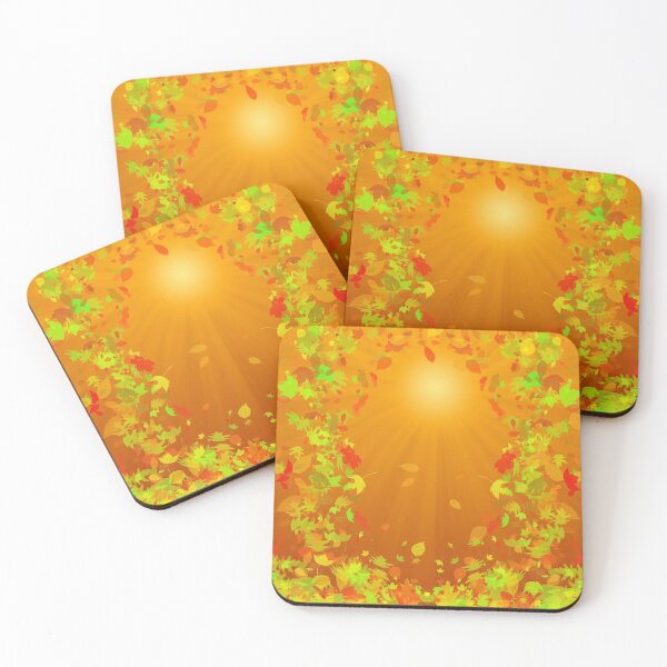Item preview, Falling Leaves at Sunset designed and sold by Delfyn Studios.