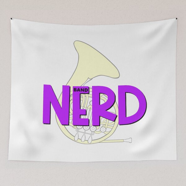Item preview, Band Nerd - French Horn designed and sold by BandMomDesigns.