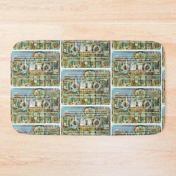 Item preview, Pop-art tape cassette Robot tribe designed and sold by Gammaraybots.