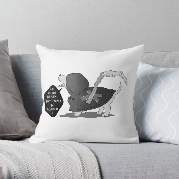 death doggo Throw Pillow