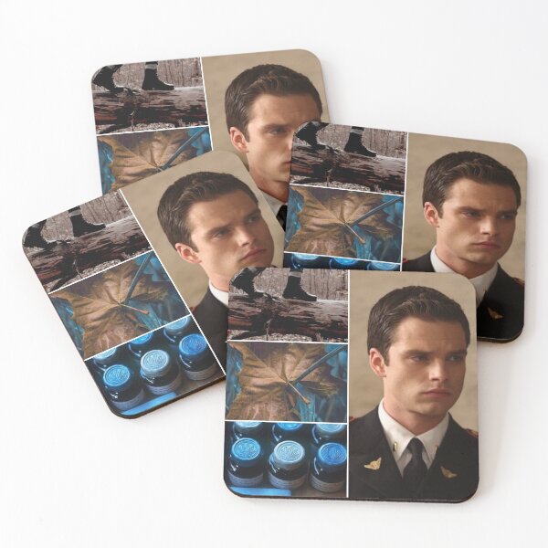 Item preview, Sebastian Stan Sticker Blue and Brown #2 designed and sold by MarvelEdits.