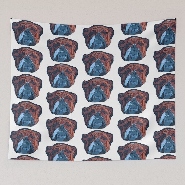 Item preview, Abstract Bulldog face - English Bulldog - geometric Bully dog - Bulldog gifts designed and sold by smooshfaceutd.