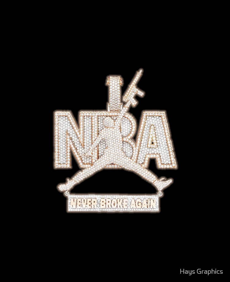 Never Broke Again Youngboy Diamond and Gold Chain | Sticker