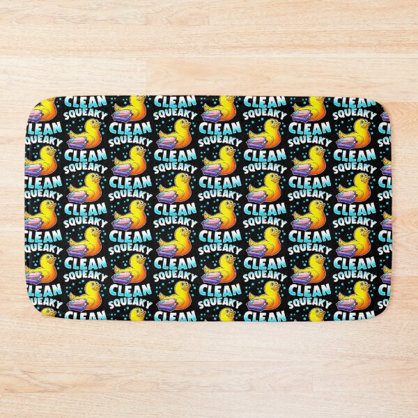 Item preview, Cute Squeaky Clean Rubber Duck Bath Time Duckling Tile Pattern designed and sold by perfectpresents.
