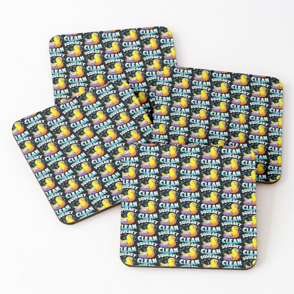 Item preview, Cute Squeaky Clean Rubber Duck Bath Time Duckling Tile Pattern designed and sold by perfectpresents.