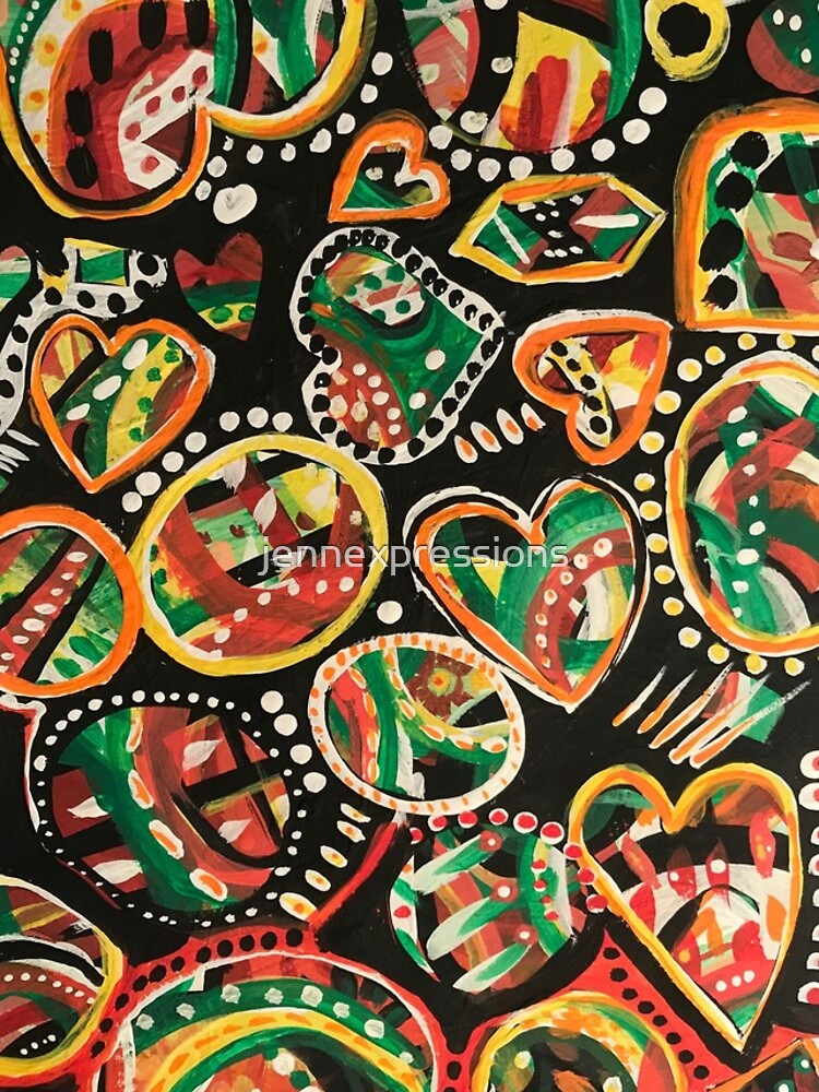 Whimsical hearts by jennexpressions