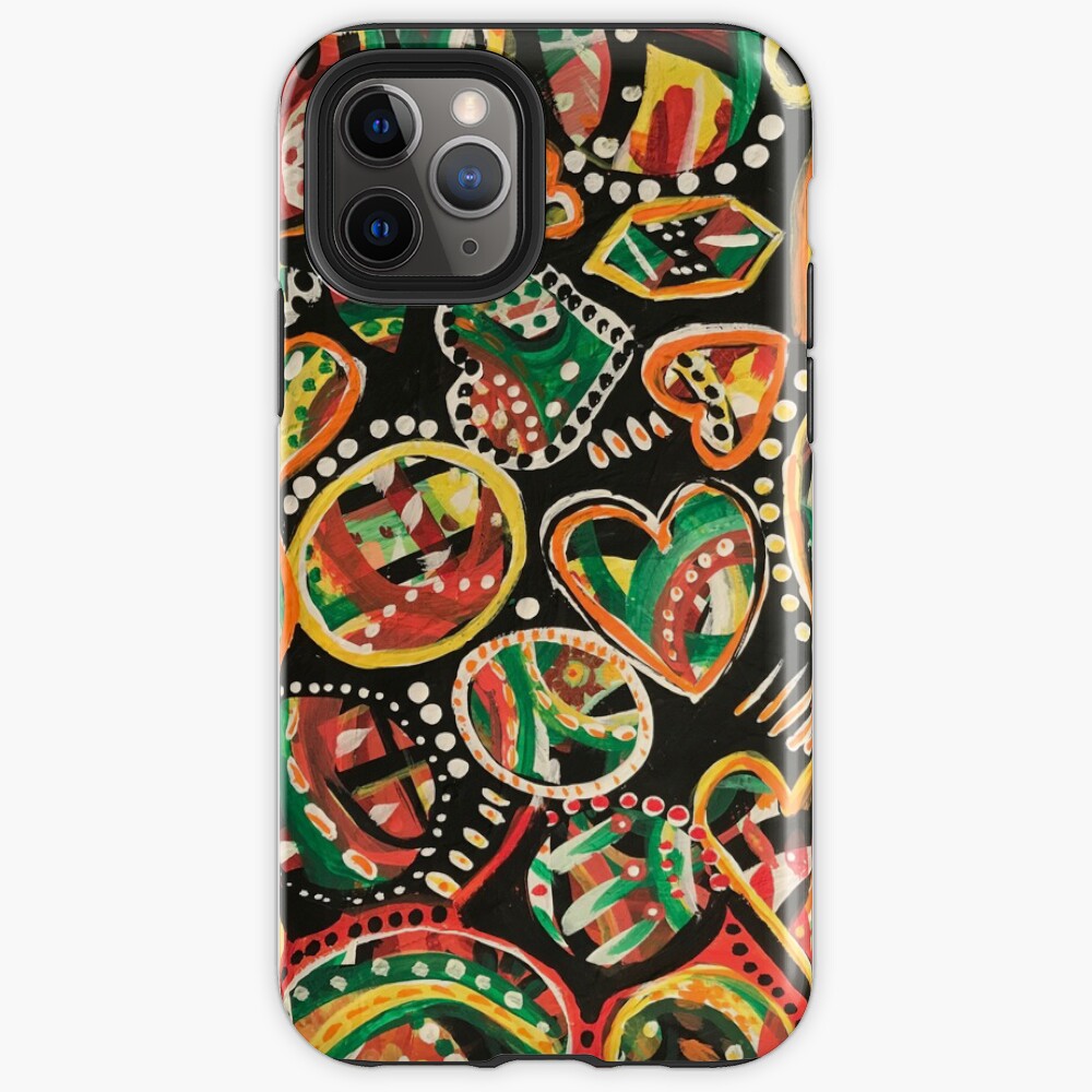 Whimsical hearts iPhone Case & Cover