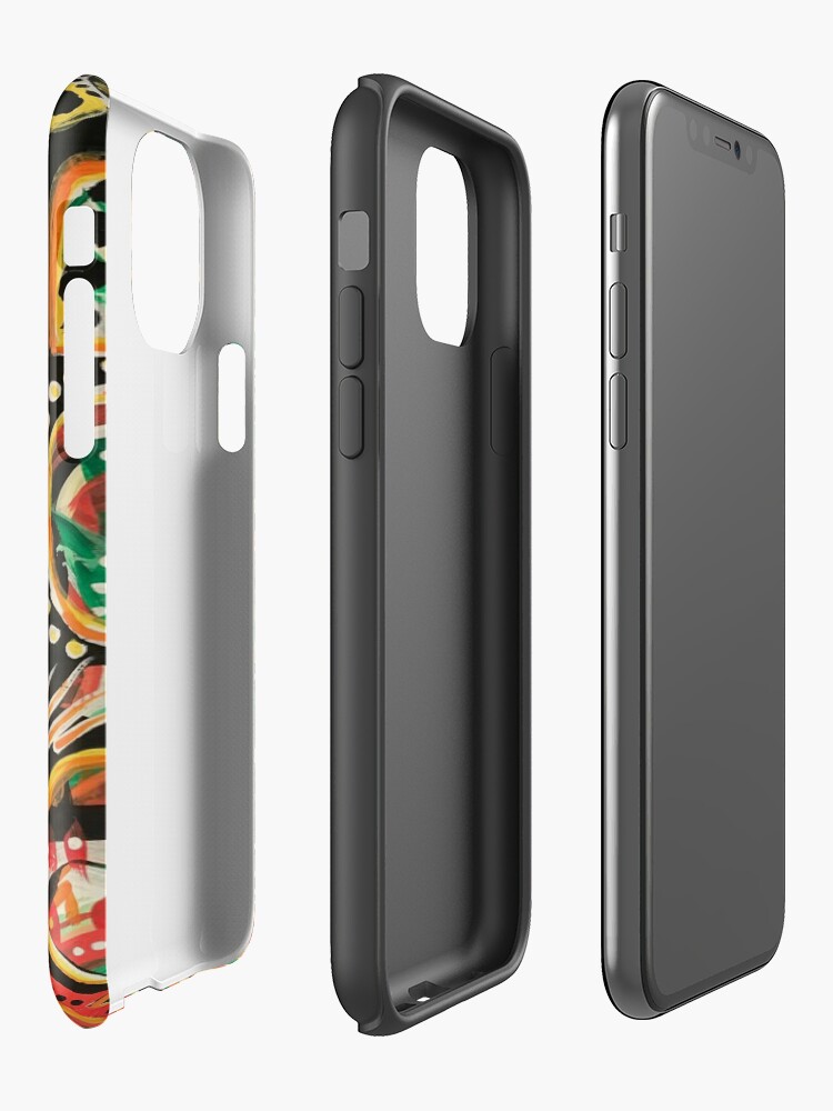 Alternate view of Whimsical hearts iPhone Case & Cover