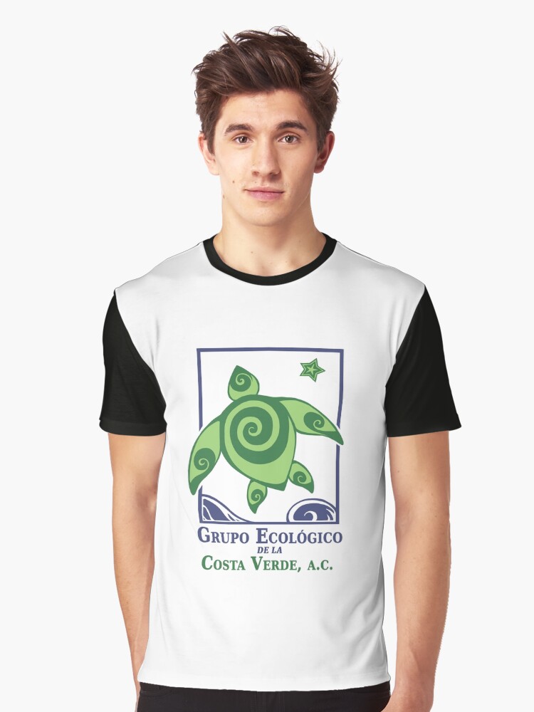 Thumbnail 1 of 5, Graphic T-Shirt, Project Tortuga Shirt 1 designed and sold by Grupo-Eco.