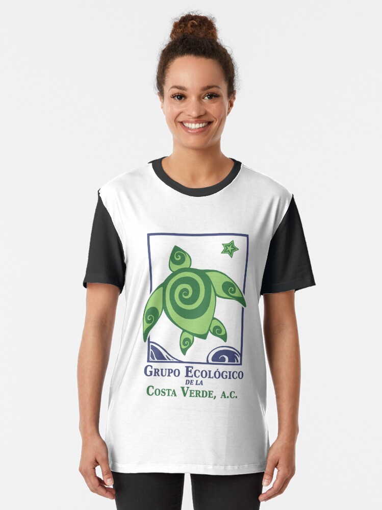 Thumbnail 2 of 5, Graphic T-Shirt, Project Tortuga Shirt 1 designed and sold by Grupo-Eco.