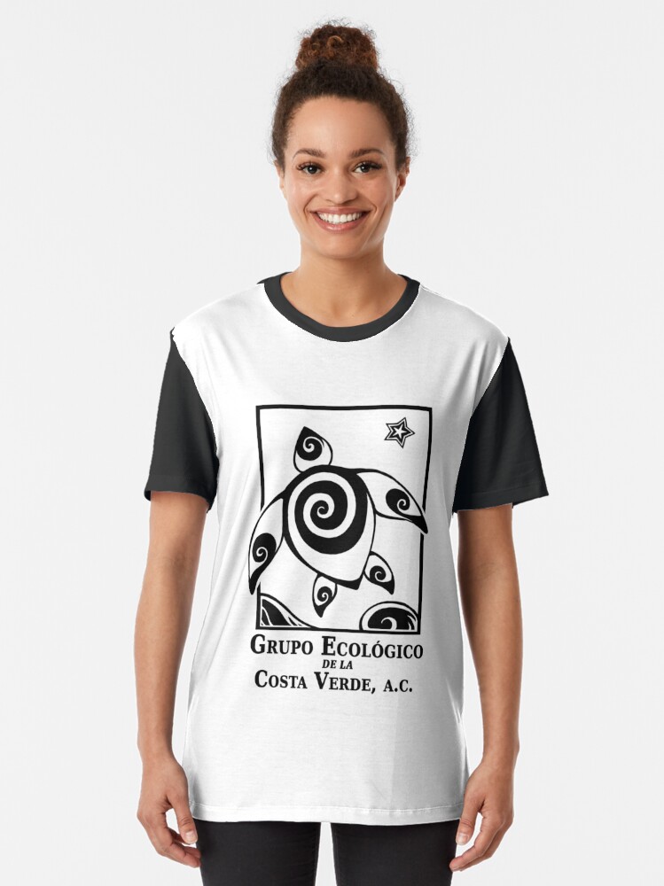 Thumbnail 2 of 5, Graphic T-Shirt, Project Tortuga Shirt 3 designed and sold by Grupo-Eco.