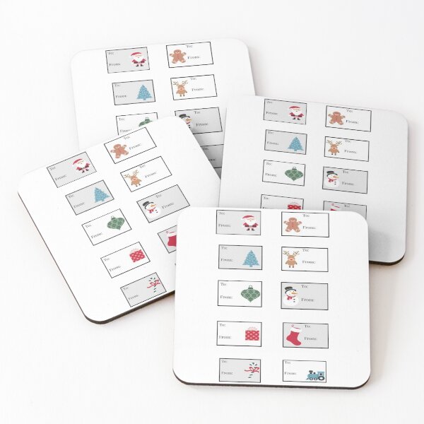 Item preview, Christmas Label Stickers designed and sold by shannondunnx.