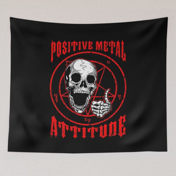 Artikelvorschau, Positive Metal-Einstellung entworfen und verkauft von Yipptee Shirts.