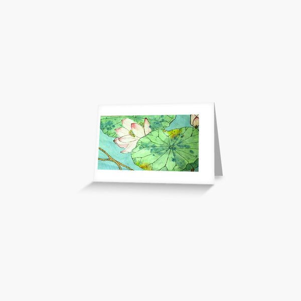 Shy Lotus Greeting Card
