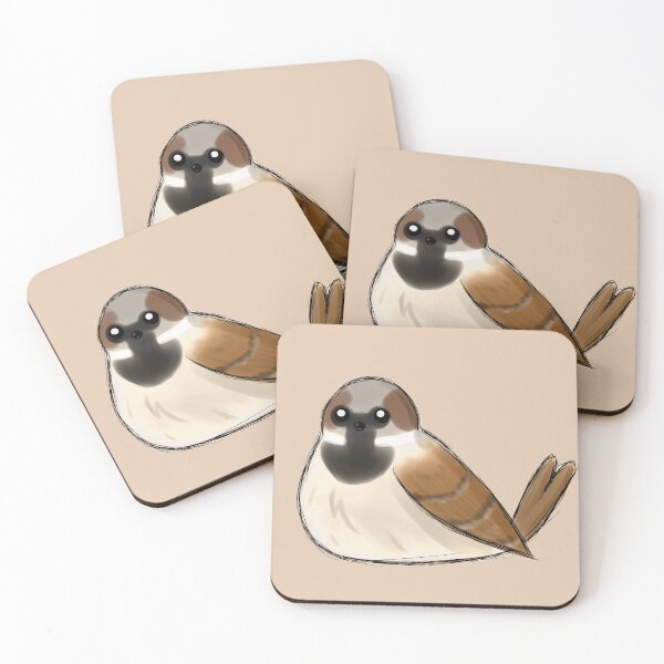 Item preview, BORB: House Sparrow designed and sold by destructokat designs.
