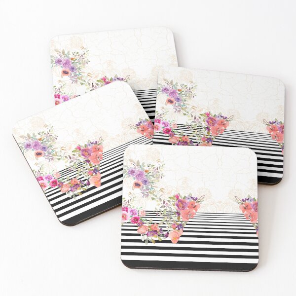 Item preview, flowers watercolors lines  designed and sold by victoriaarend.