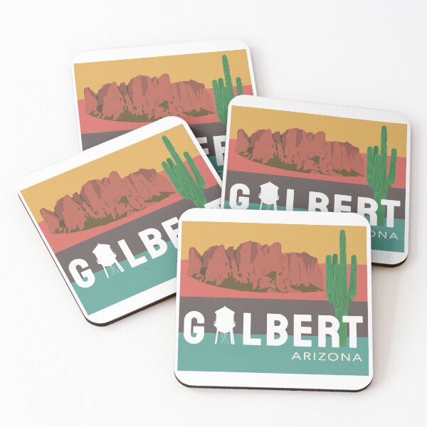 Item preview, Gilbert Arizona Water Tower Cactus Superstition Mountains designed and sold by Hevding.