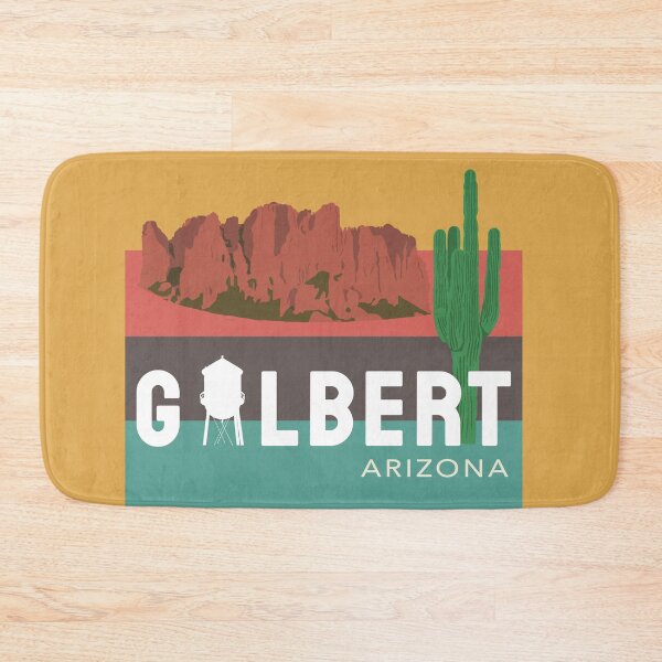 Item preview, Gilbert Arizona Water Tower Cactus Superstition Mountains designed and sold by Hevding.