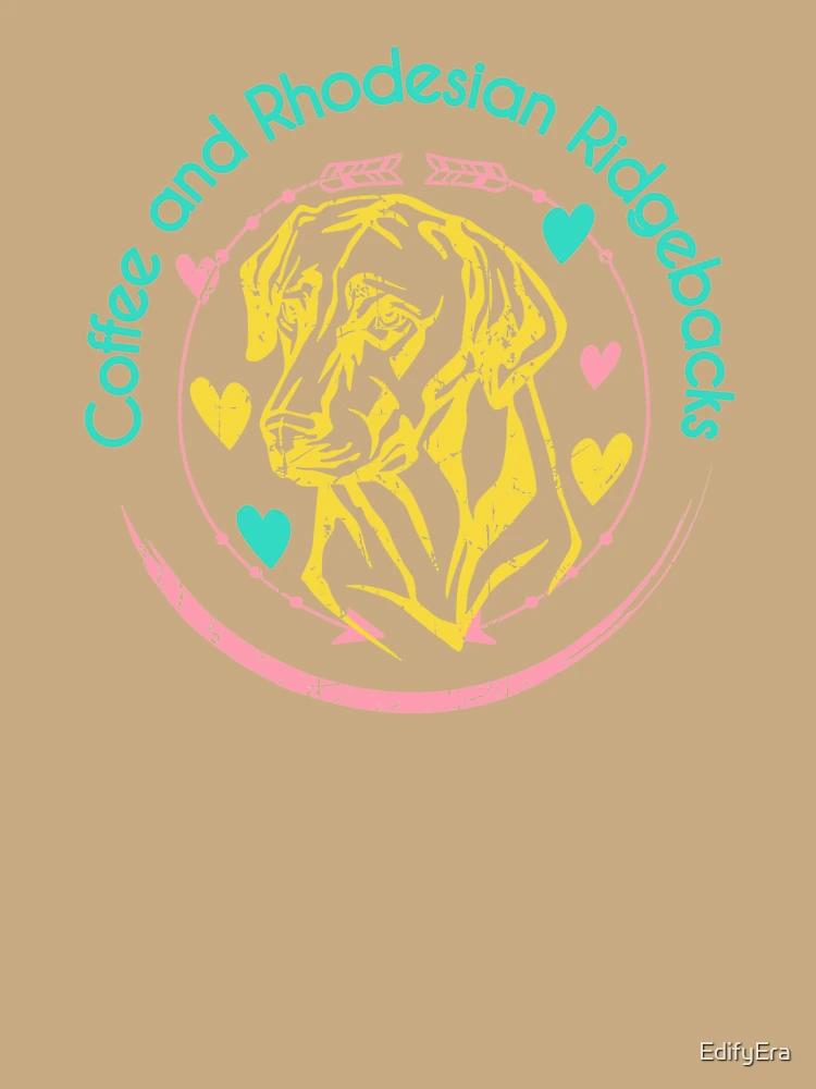 Thumbnail 6 of 6, Premium Oversized Sweatshirt, Coffee and Rhodesian Ridgebacks designed and sold by EdifyEra.