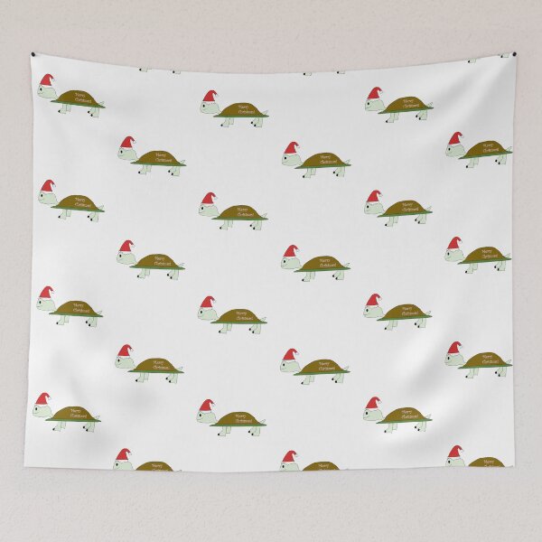 Item preview, cute Christmas turtle designed and sold by leohistorian1.