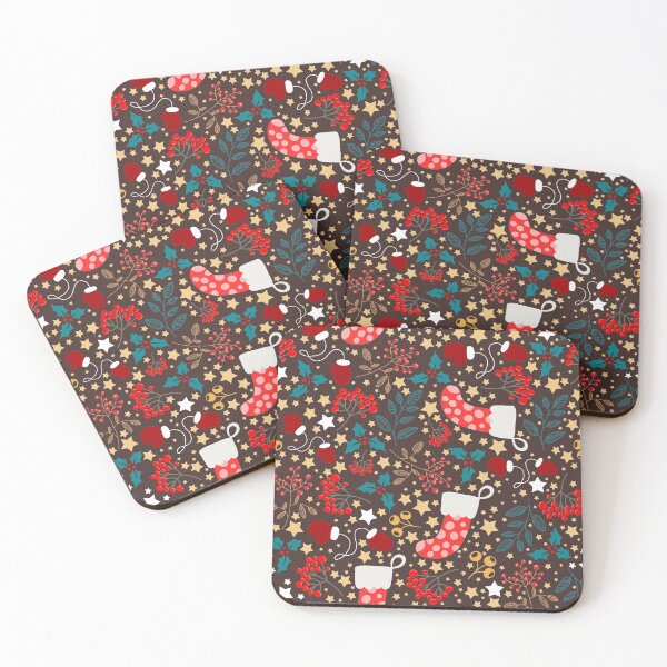 Item preview, Colorful Christmas Pattern designed and sold by space-kitten.