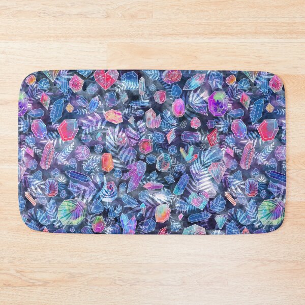 Item preview, gemstones on a dark background designed and sold by Rebecca Reck Art.