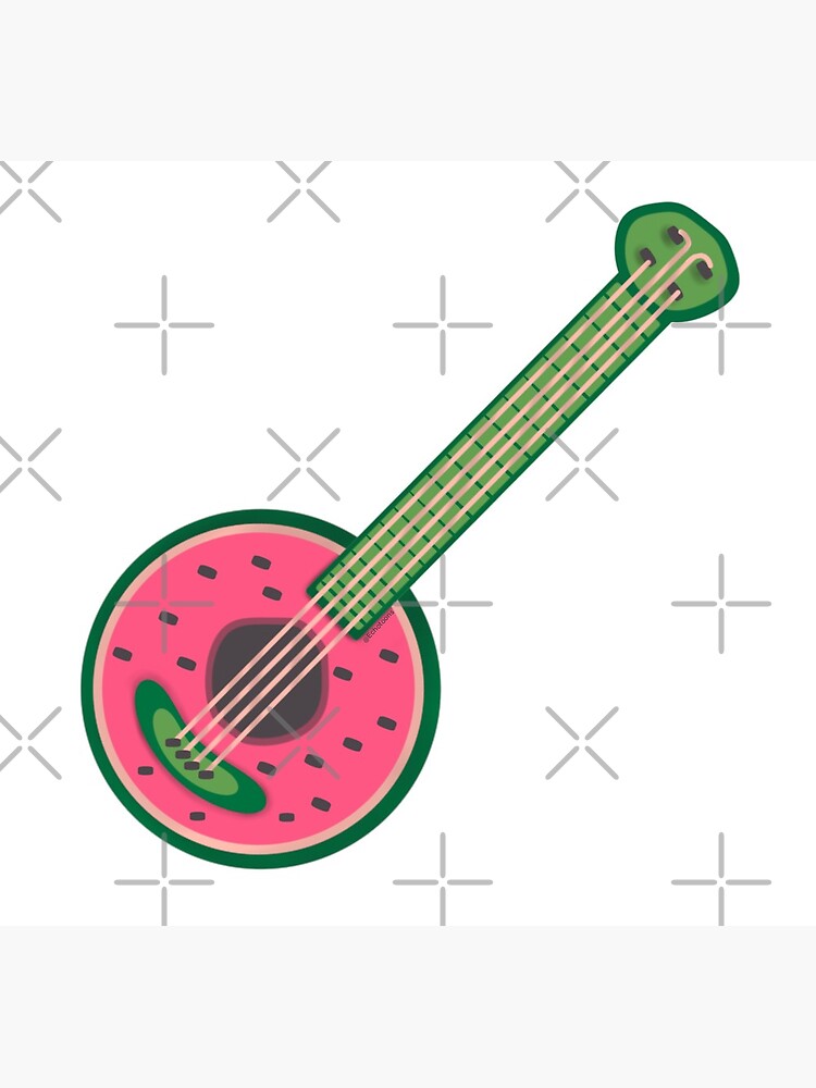 "Watermelon Ukulele " iPhone Wallet by ATuc Redbubble