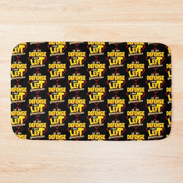 Item preview, In My Defense I Was Left Unsupervised Troublemaker Tile Pattern designed and sold by perfectpresents.