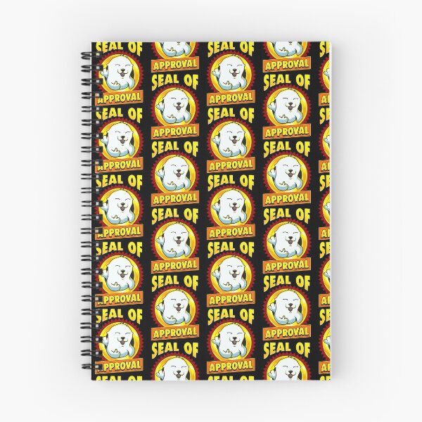 Item preview, Cute & Funny Seal Of Approval Baby Seal Cub Pun Tile Pattern designed and sold by perfectpresents.