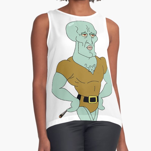 Camisetas Calamardo Guapo Redbubble - musculos camiseta roblox