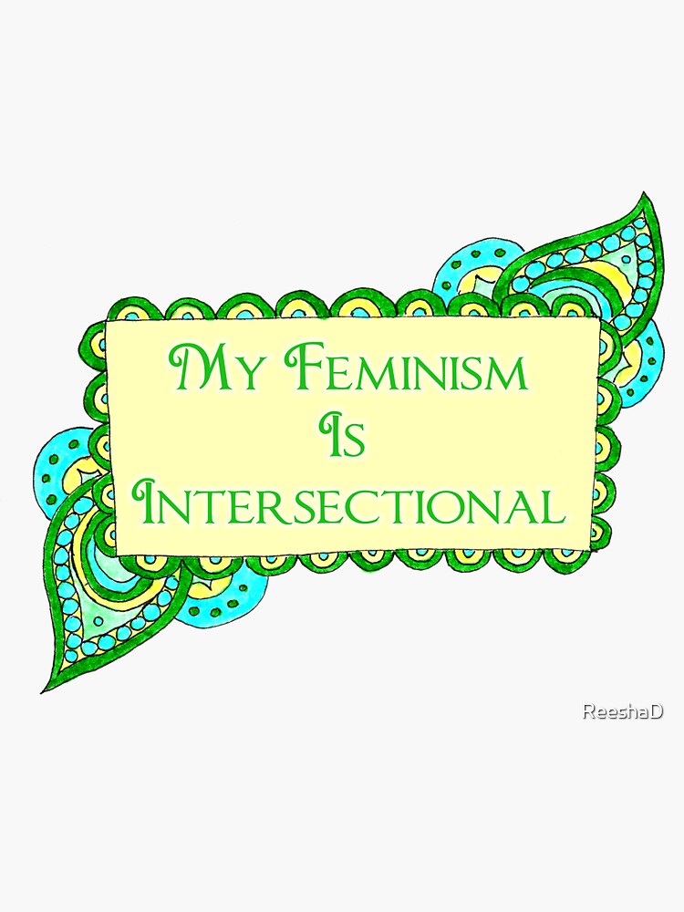 Intersectional Feminism Sticker By Reeshad Redbubble 8786
